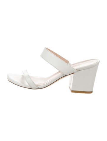 Stuart Weitzman Sandals Leather Slides US 7 |