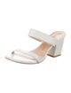 Stuart Weitzman Leather Slides