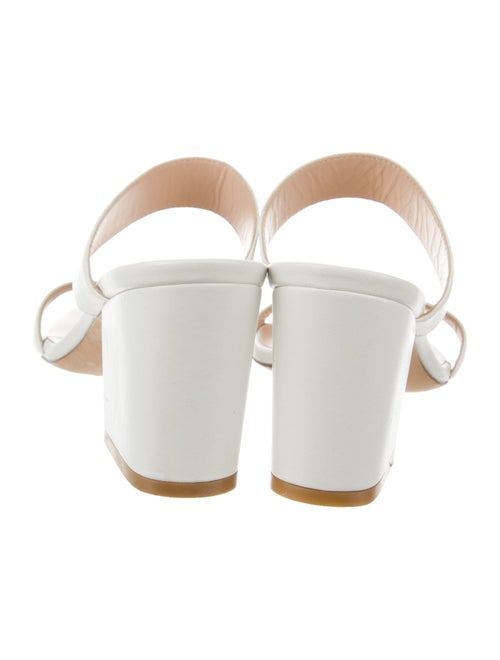 Stuart Weitzman Leather Slides