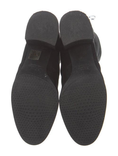 Stuart Weitzman Suede Whipstitch Trim Boots