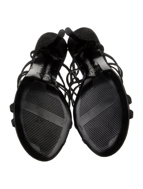 Stuart Weitzman Glitter Slingback Sandals