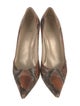 Stuart Weitzman Snakeskin Animal Print Pumps