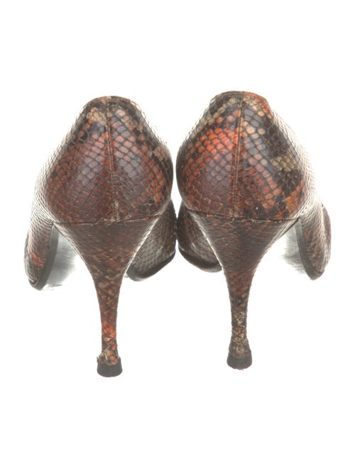 Stuart Weitzman Snakeskin Animal Print Pumps