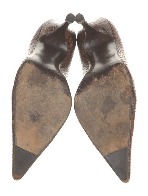 Stuart Weitzman Snakeskin Animal Print Pumps