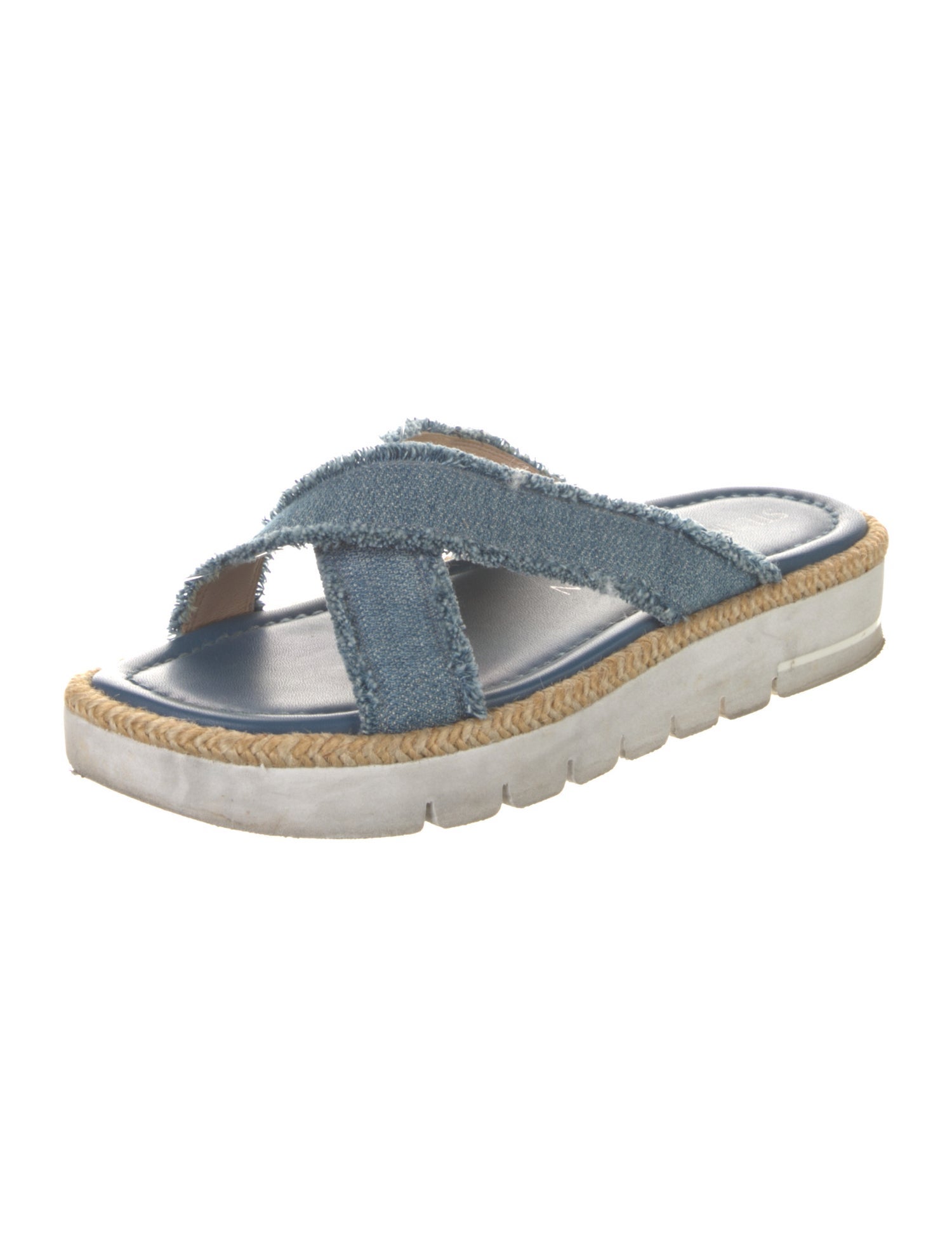 Stuart Weitzman Leather Slides