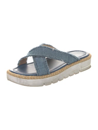 Stuart Weitzman Leather Slides