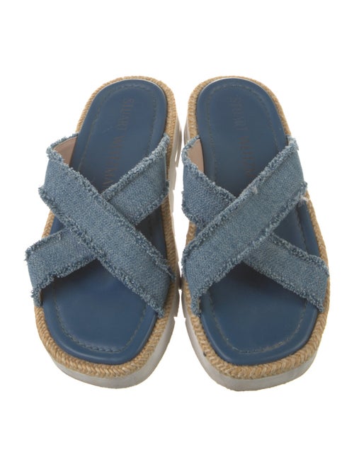 Stuart Weitzman Leather Slides