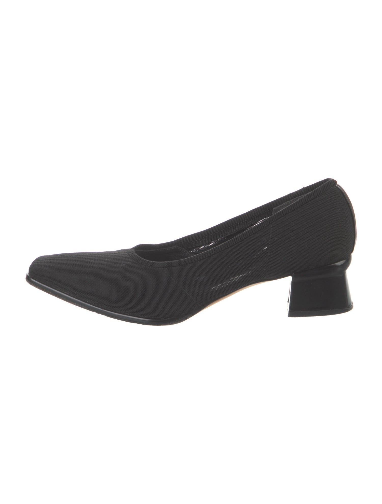 Stuart Weitzman Canvas Leather Trim Embellishment Pumps