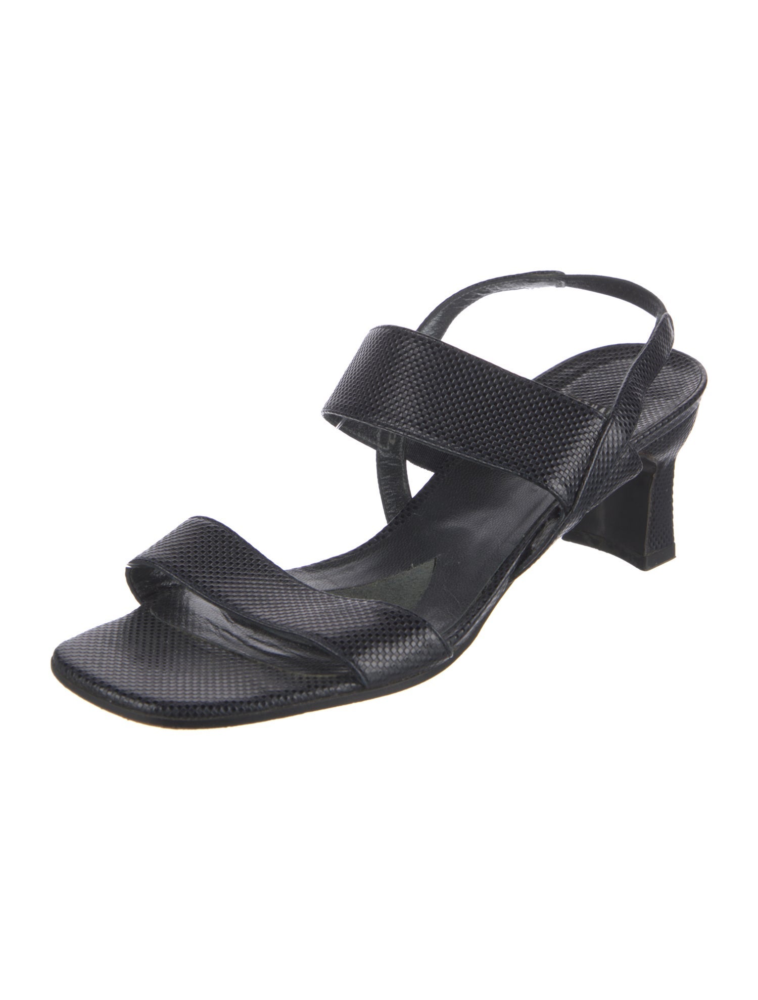 Stuart Weitzman Leather Slingback Sandals