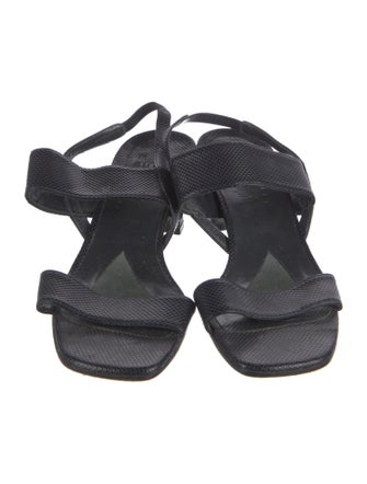 Stuart Weitzman Leather Slingback Sandals