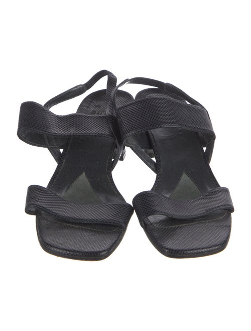 Stuart Weitzman Leather Slingback Sandals