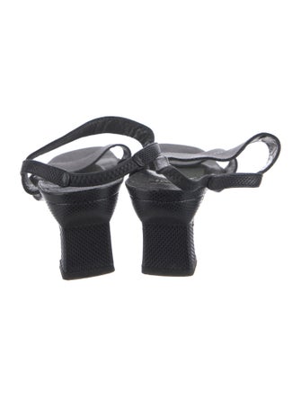 Stuart Weitzman Leather Slingback Sandals