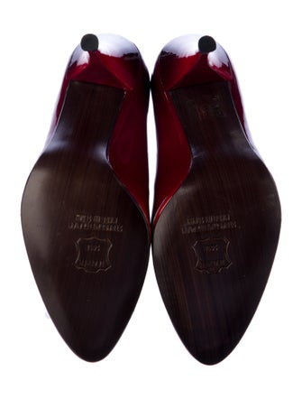 Stuart Weitzman Patent Leather Tie-Dye Print Pumps