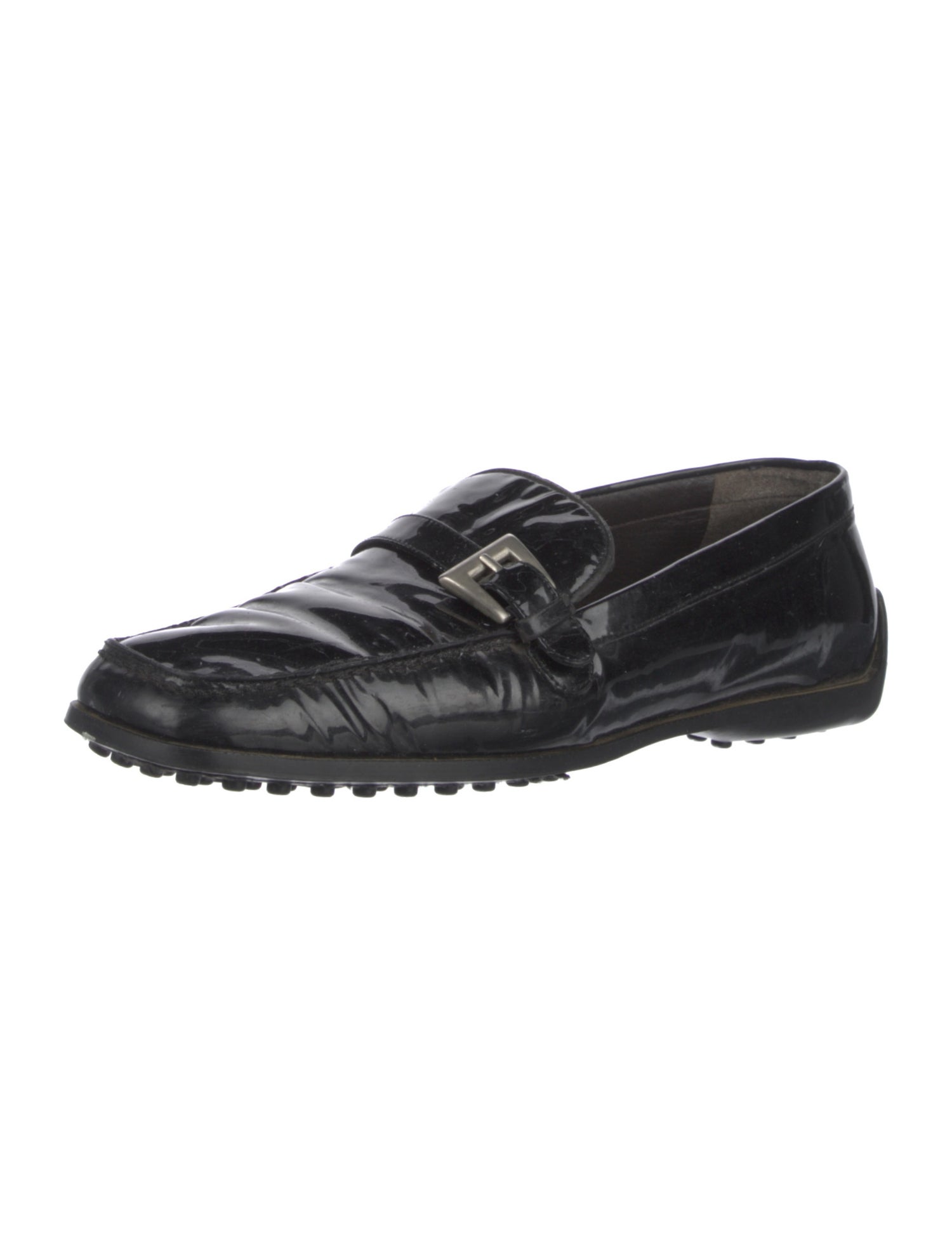 Stuart Weitzman Patent Leather Loafers