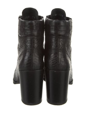 Stuart Weitzman Leather Lace-Up Boots