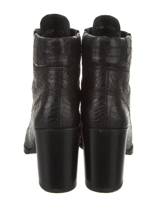 Stuart Weitzman Leather Lace-Up Boots