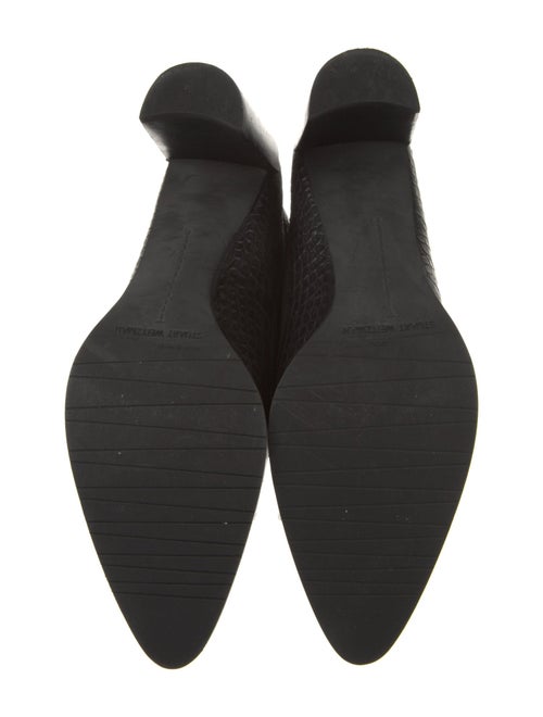 Stuart Weitzman Leather Lace-Up Boots