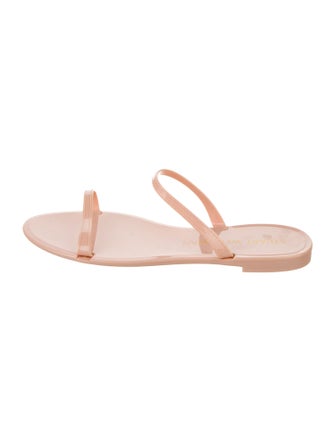Stuart Weitzman Rubber Slides