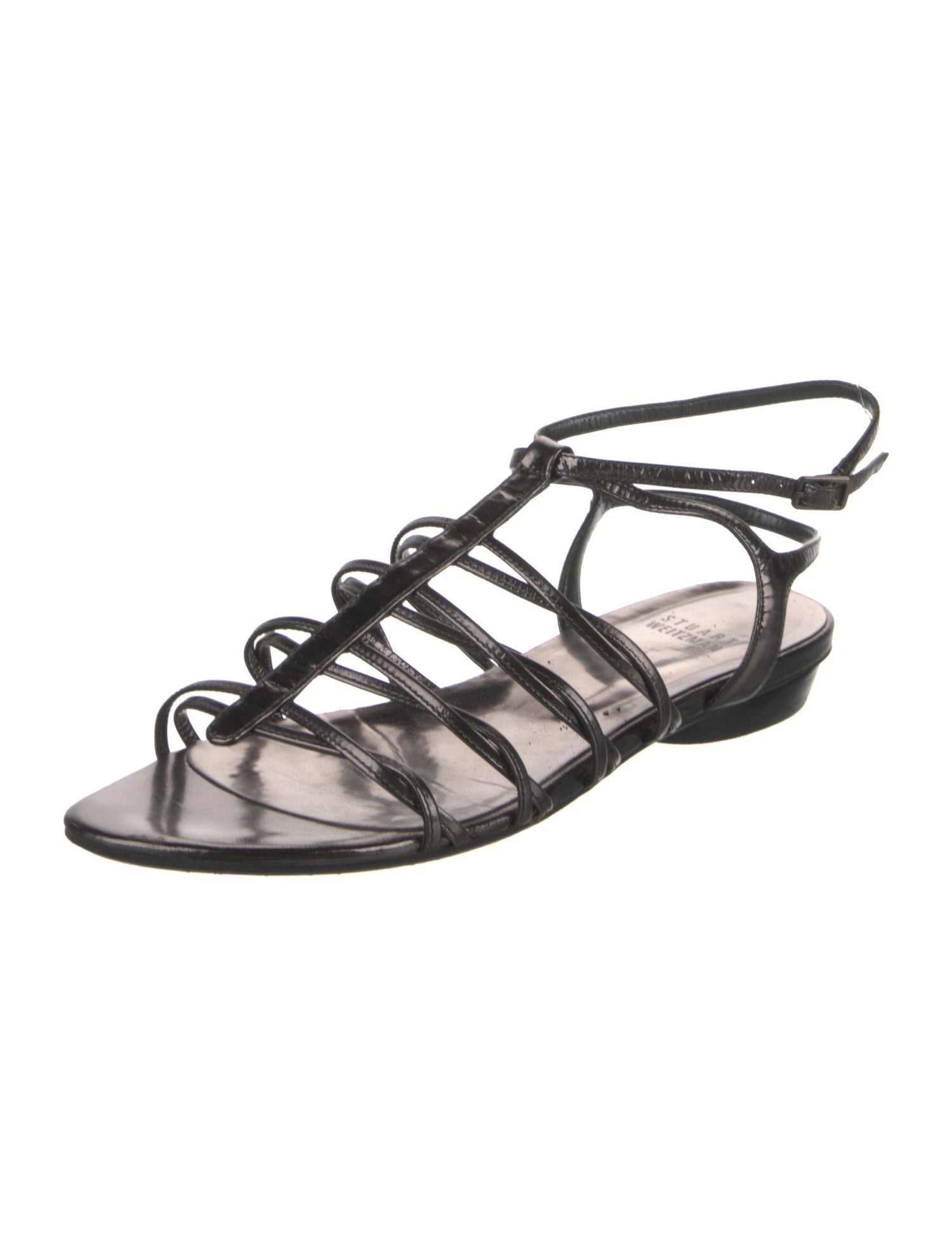 Stuart Weitzman Leather Gladiator Sandals