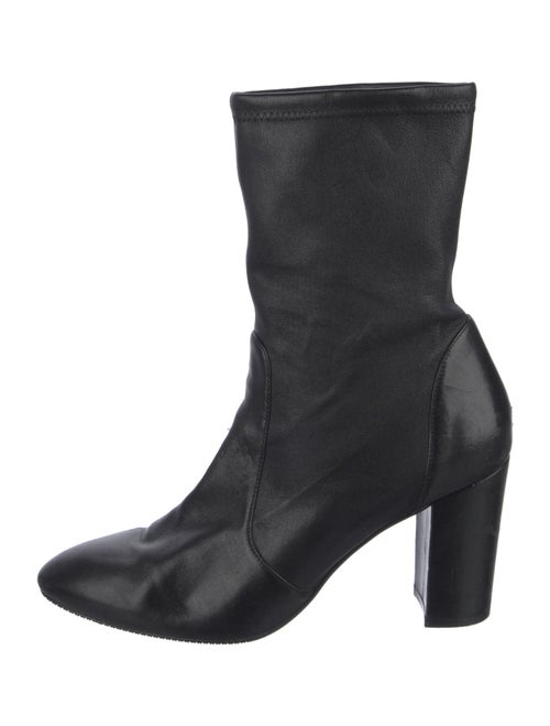 Stuart Weitzman Leather Sock Boots