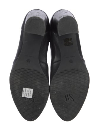 Stuart Weitzman Leather Sock Boots