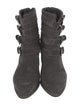 Stuart Weitzman Leather Lace-Up Boots
