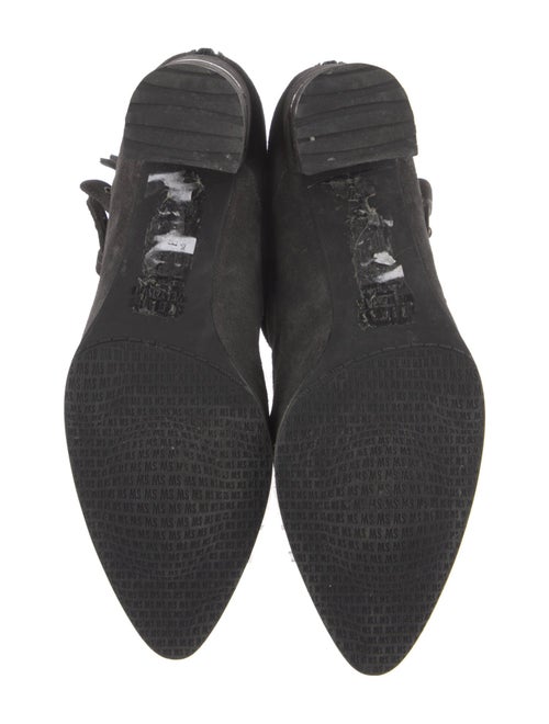 Stuart Weitzman Leather Lace-Up Boots