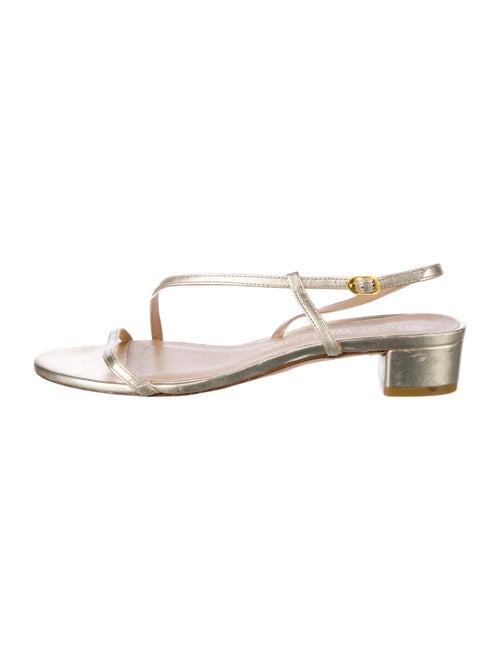 Stuart Weitzman Leather Slingback Sandals