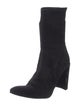 Stuart Weitzman Velvet Sock Boots