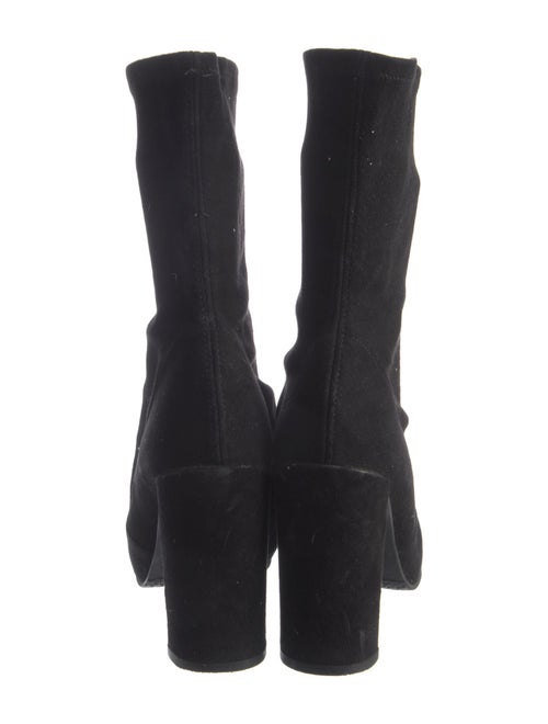 Stuart Weitzman Velvet Sock Boots