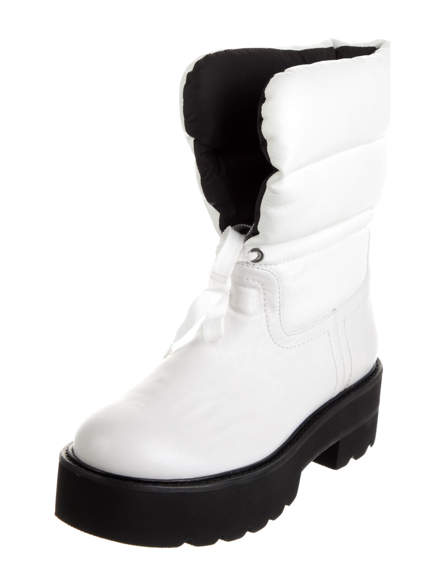 Stuart Weitzman Leather Lace-Up Boots