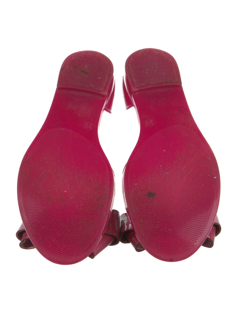 Stuart Weitzman Rubber Slides Pink Crystal & Bow … - image 5