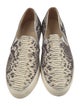Stuart Weitzman Leather Animal Print Sneakers
