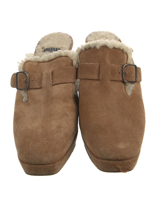 Stuart Weitzman Suede Mules