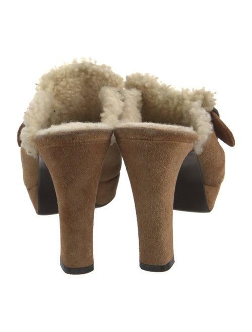 Stuart Weitzman Suede Mules