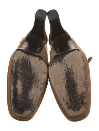 Stuart Weitzman Suede Mules