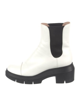 Stuart Weitzman Leather Combat Boots