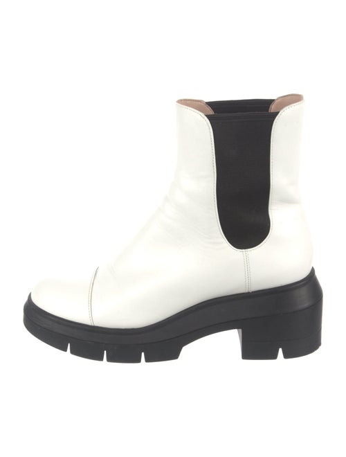 Stuart Weitzman Leather Combat Boots