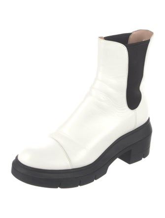 Stuart Weitzman Leather Combat Boots