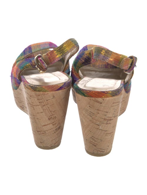 Stuart Weitzman Striped Slingback Pumps