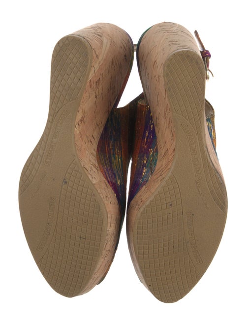 Stuart Weitzman Striped Slingback Pumps