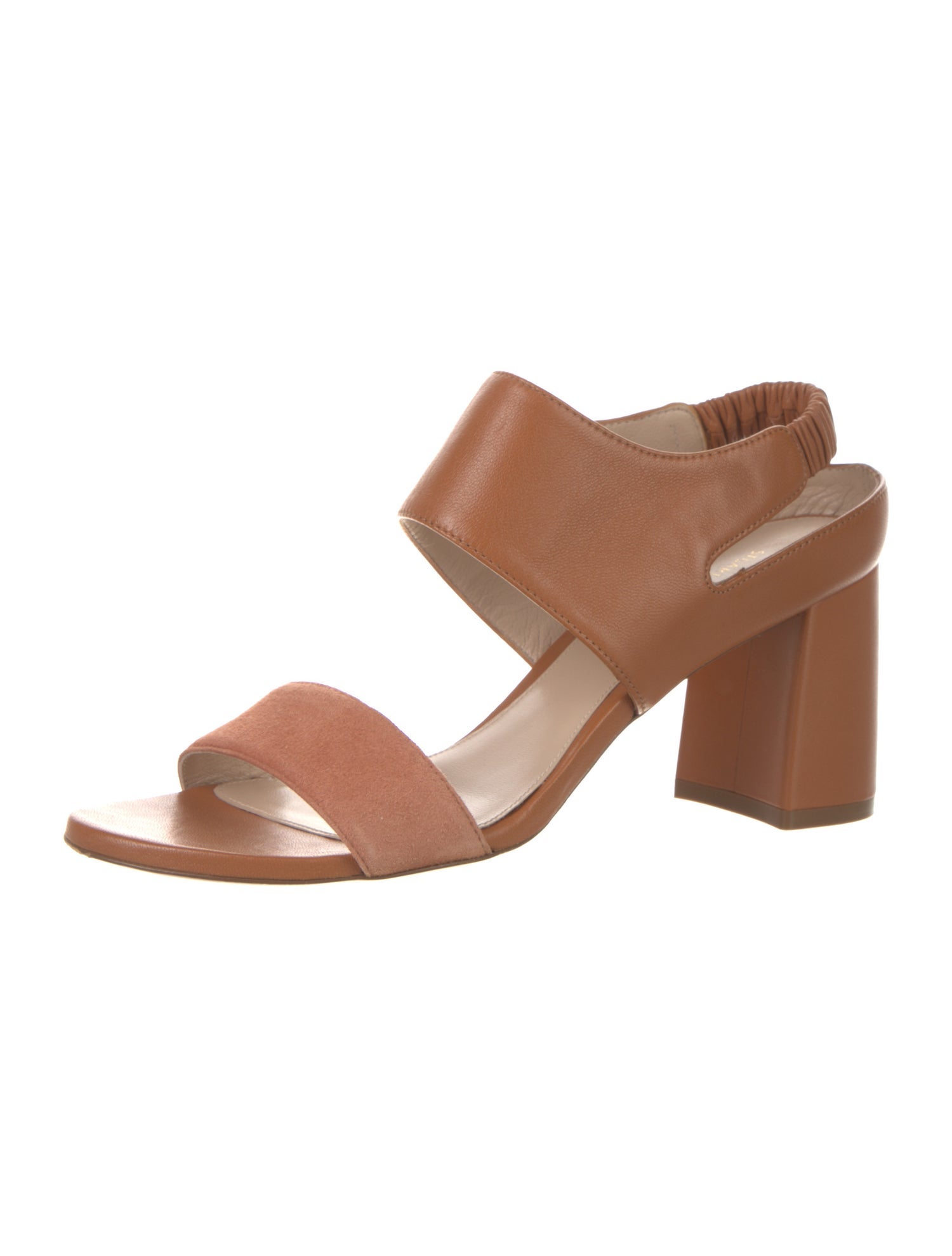 Stuart Weitzman Leather Slingback Sandals