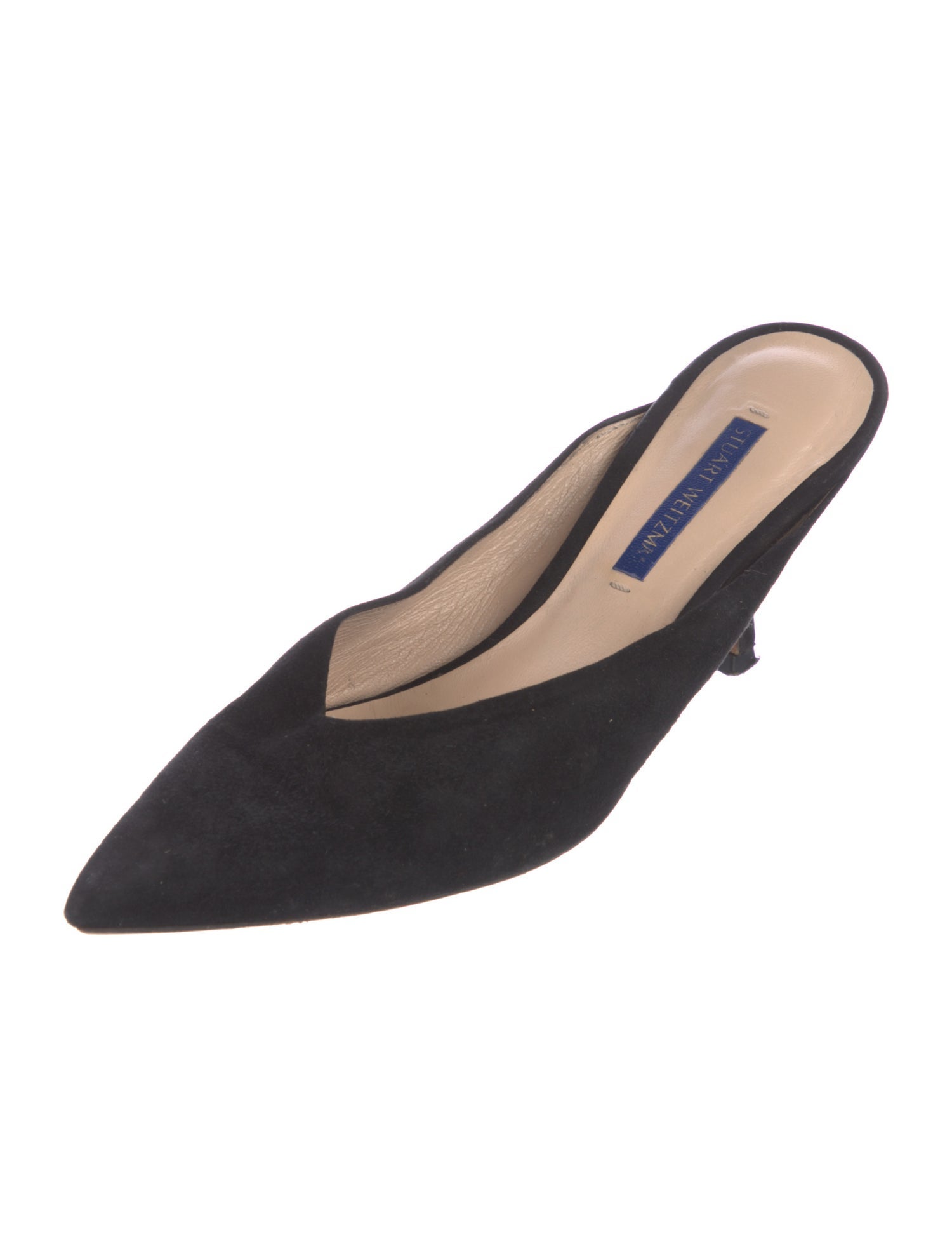 Stuart Weitzman Suede Mules