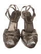 Stuart Weitzman Leather Slingback Sandals