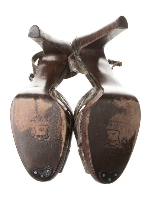 Stuart Weitzman Leather Slingback Sandals