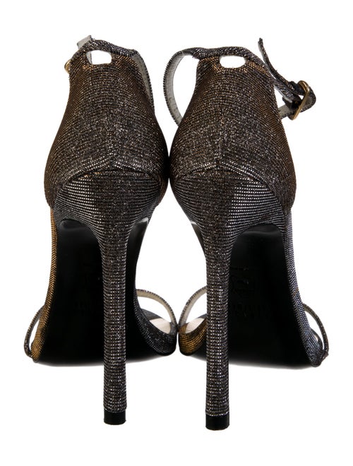 Stuart Weitzman Glitter Glitter Accents Sandals