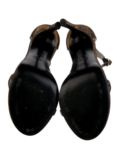 Stuart Weitzman Glitter Glitter Accents Sandals