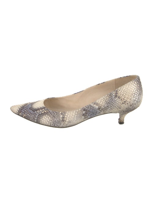 Stuart Weitzman Snakeskin Animal Print Pumps