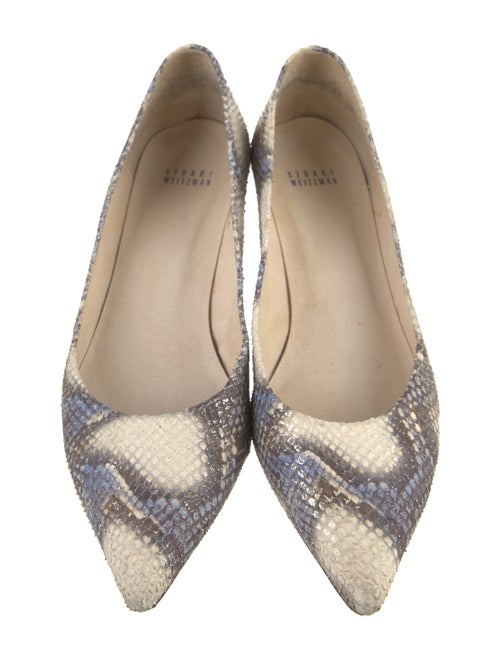 Stuart Weitzman Snakeskin Animal Print Pumps