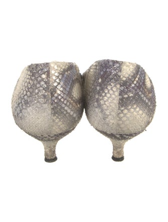 Stuart Weitzman Snakeskin Animal Print Pumps